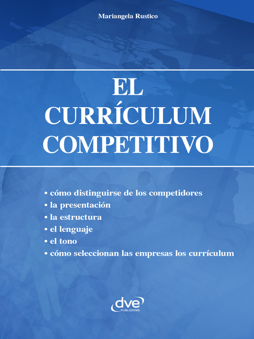 Title details for El currículum competitivo by Mariangela Rustico - Wait list